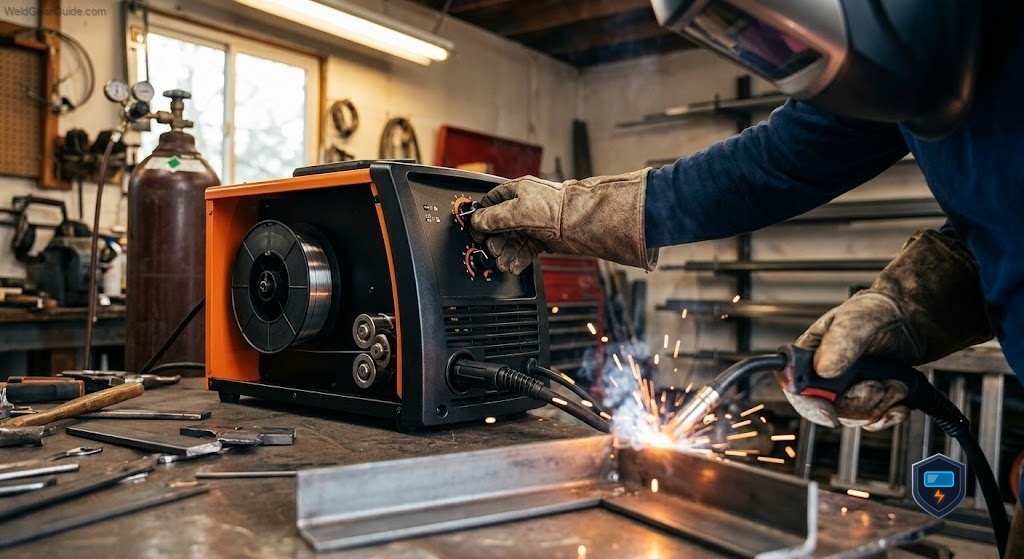 Pamphlet Setup Handler 190 MIG Wire Welder: Setup and Best Use - Weld Gear Guide